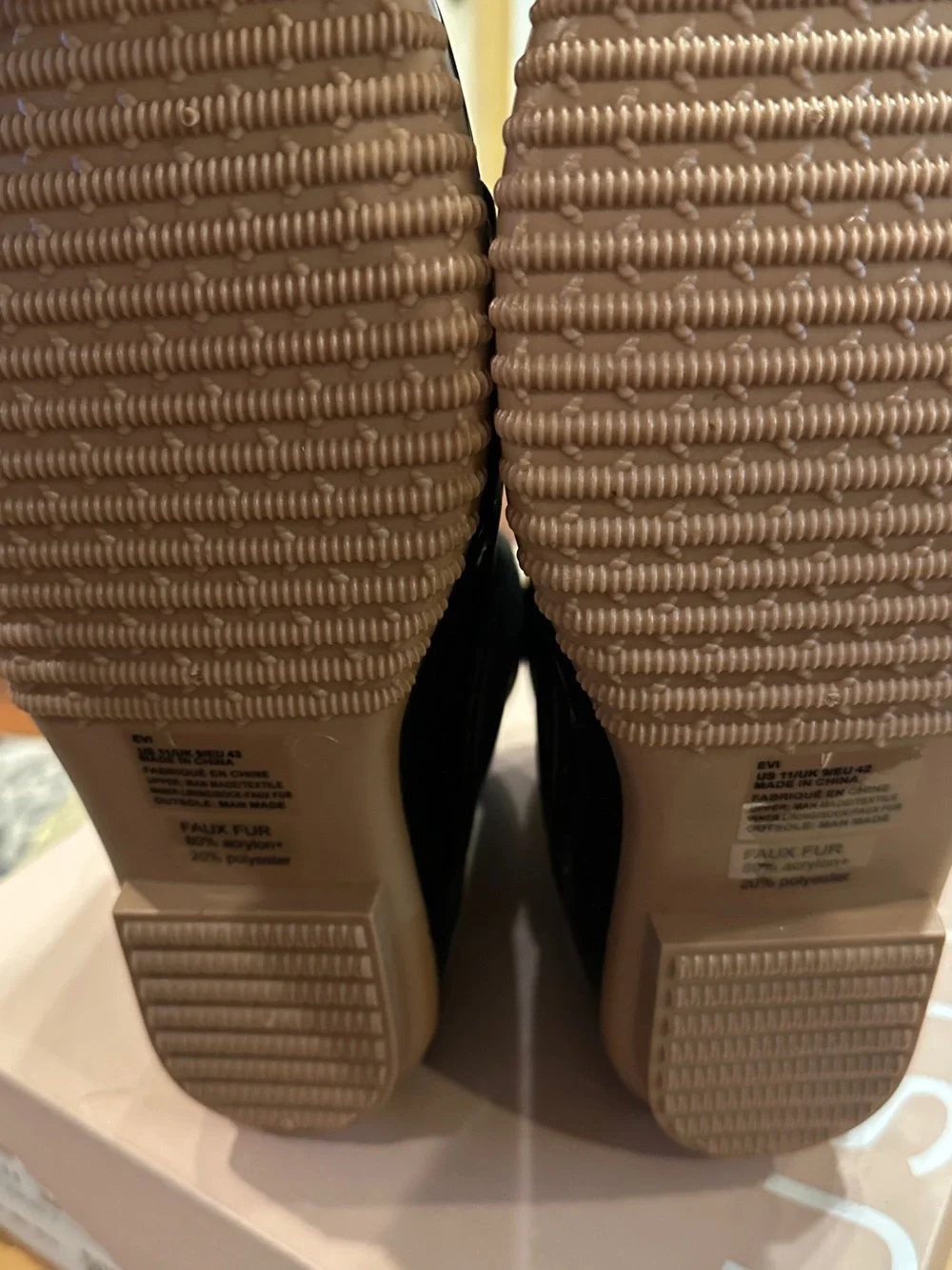 JustFab Evi Cold Weather Duck Boots 🖤❄️